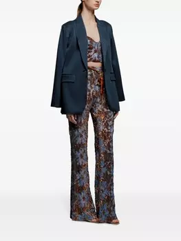 Silvia Tcherassi блейзер Rebeca, синий