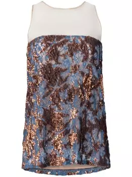 Silvia Tcherassi блузка Brisa, синий