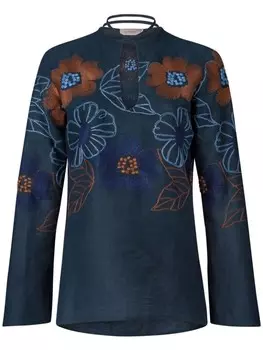 Silvia Tcherassi блузка Tosca, синий