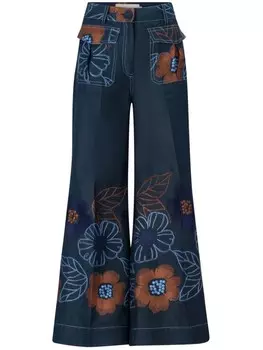 Silvia Tcherassi брюки Maura, синий