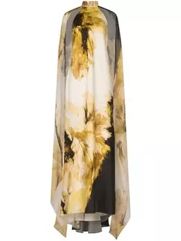 Silvia Tcherassi платье Sabina, золотой