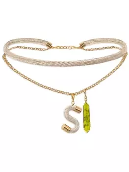 Silvia Tcherassi ремень Mireya, серый