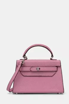 Silvian Heach Кожаная сумка SANITA, розовый