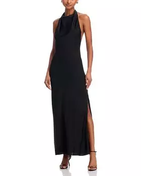 Симилина Холтер Макси Платье Bardot, черный