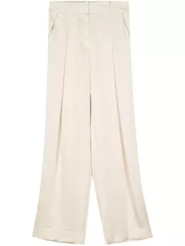 Simkhai атласные брюки Mercer, нейтральный цвет