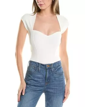 SIMKHAI Барбара Милое боди, белый