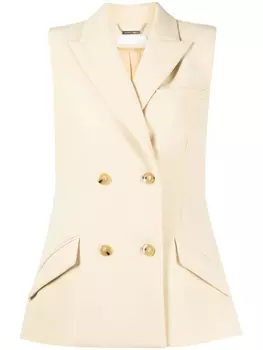 Simkhai двубортный жилет Nori, желтый