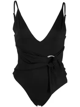 Simkhai купальник Niya с поясом, черный
