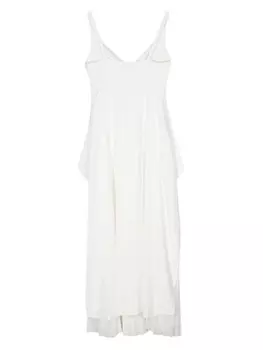 Simkhai многослойное платье макси Sequoia, белый