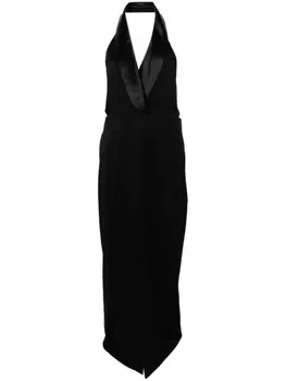 Simkhai платье макси Janice с вырезом халтер, черный
