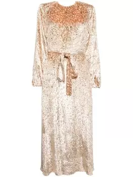 Simkhai платье макси Odina, металлик