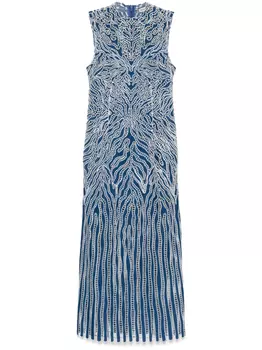 Simkhai платье миди Giovanna, синий