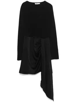 Simkhai платье мини с драпировкой, черный