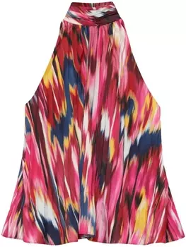 Simkhai расклешенная блузка Yasenia без рукавов, розовый