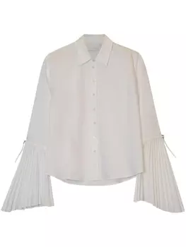 Simkhai рубашка Jordy со складками, белый
