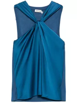 Simkhai топ с драпировкой, синий