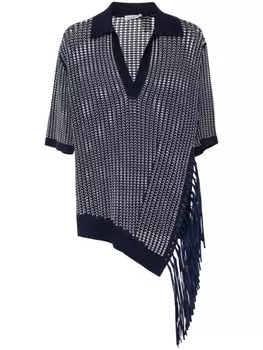 Simkhai трикотажный топ с v-образным вырезом, синий