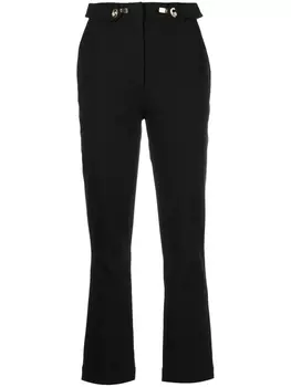 Simkhai укороченные расклешенные брюки Brooks, черный