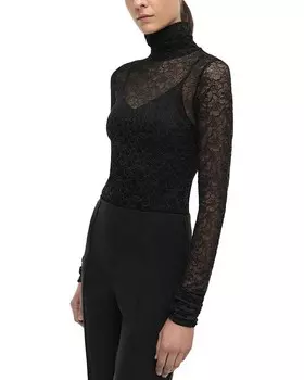 SIMKHAI Zurie Комбинированное боди, черный