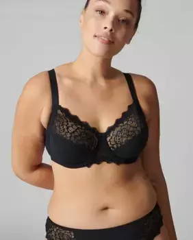 Simone Prle женский бюстгальтер на косточках большого объема, черный