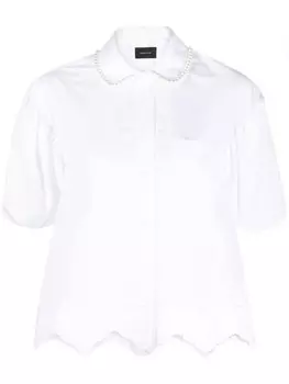 Simone Rocha декорированная рубашка, белый