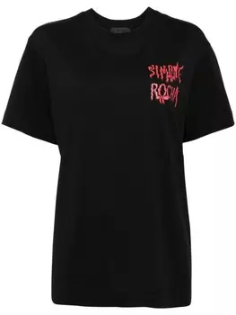 Simone Rocha футболка с логотипом, черный