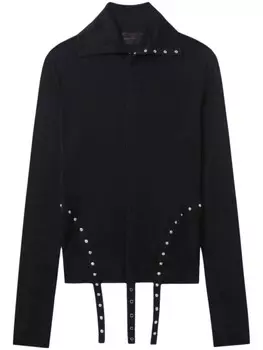 Simone Rocha хлопковая рубашка, черный