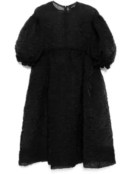 Simone Rocha платье с оборками, черный