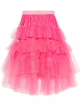 Simone Rocha пышная юбка, розовый