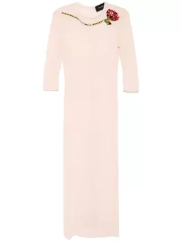 Simone Rocha сетчатое платье, оранжевый