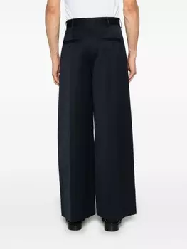 Simone Rocha широкие брюки со складками, синий