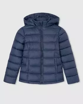 SIMONE SHORT пуховик для девочки Pepe Jeans, темно-синий