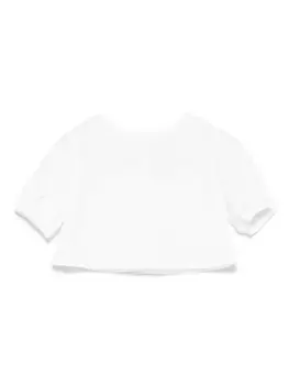 Simonetta блузка из сирсакера, белый