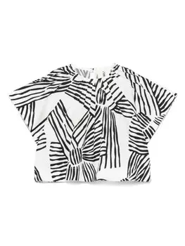 Simonetta блузка в полоску, белый