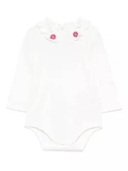 Simonetta боди с оборками, белый