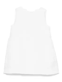 Simonetta фактурное платье, белый