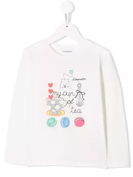 Simonetta футболка My Cup Of Tea, белый