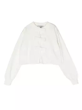 Simonetta кардиган с бантом, белый