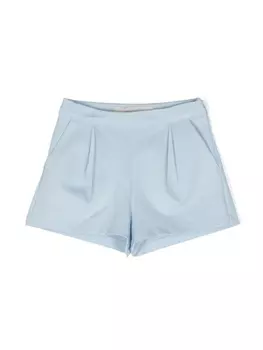 Simonetta короткие шорты со складками, синий