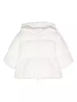 Simonetta куртка с капюшоном, белый