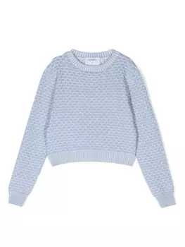 Simonetta многослойный джемпер, синий