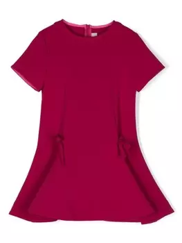 Simonetta расклешенное платье, розовый