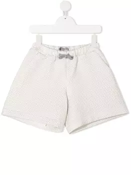 Simonetta стеганые бермуды, белый