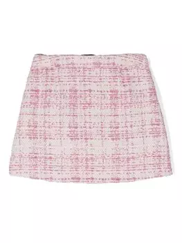 Simonetta твидовая юбка, белый