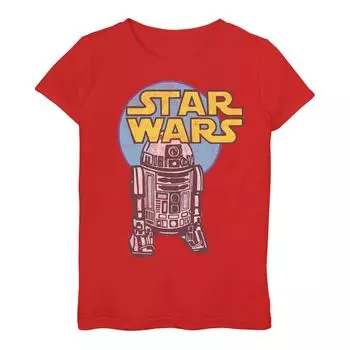 Симпатичная футболка с плакатом R2-D2 для девочек 3–16 лет Licensed Character