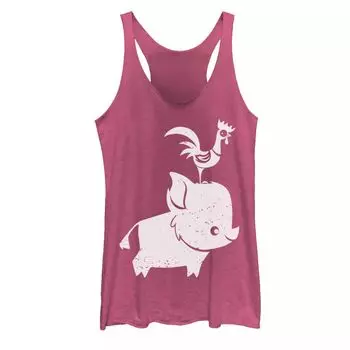 Симпатичная майка Pua And Hei Hei от Disney's Moana Juniors Licensed Character
