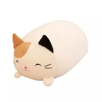 Симпатичная плюшевая игрушка, супермягкая приятная плюшевая подушка, идеальный очаровательный подарок, 60 см (молочно-белый) yozhiqu
