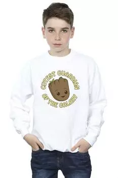 Симпатичная толстовка I Am Groot Guardian Marvel, белый
