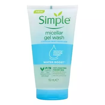 Simple Мицеллярный гель для умывания Water Boost 150 мл. , Blue