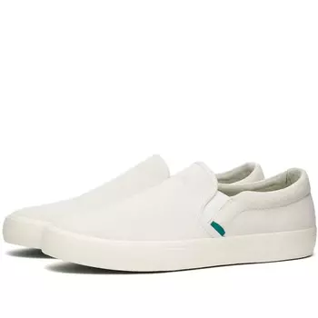 Simple замшевые слипоны S1, белый